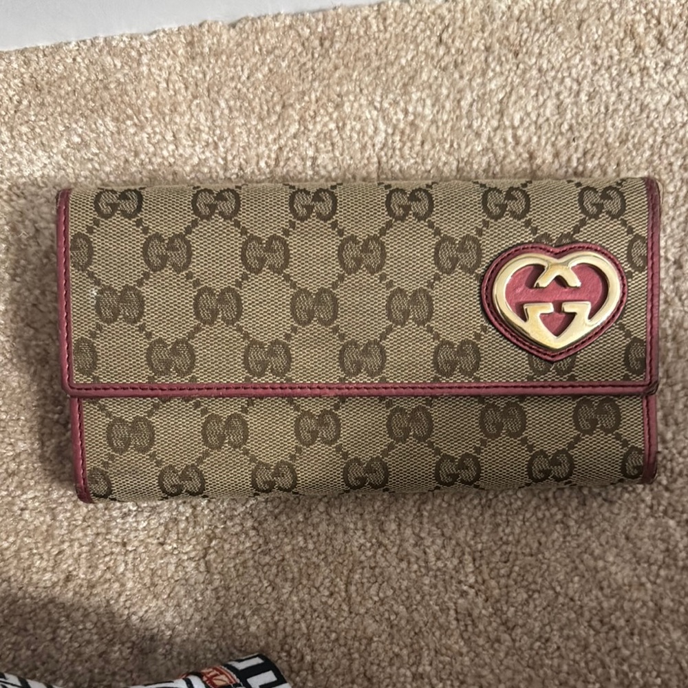 Gucci Brown and Red Women's Wallet